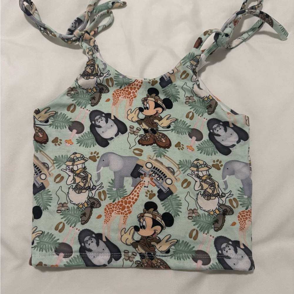 Minnie  Safari Adventure Hand Made Tank Top